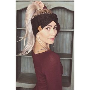 Dark grey/Black headband/ Ear warmer!